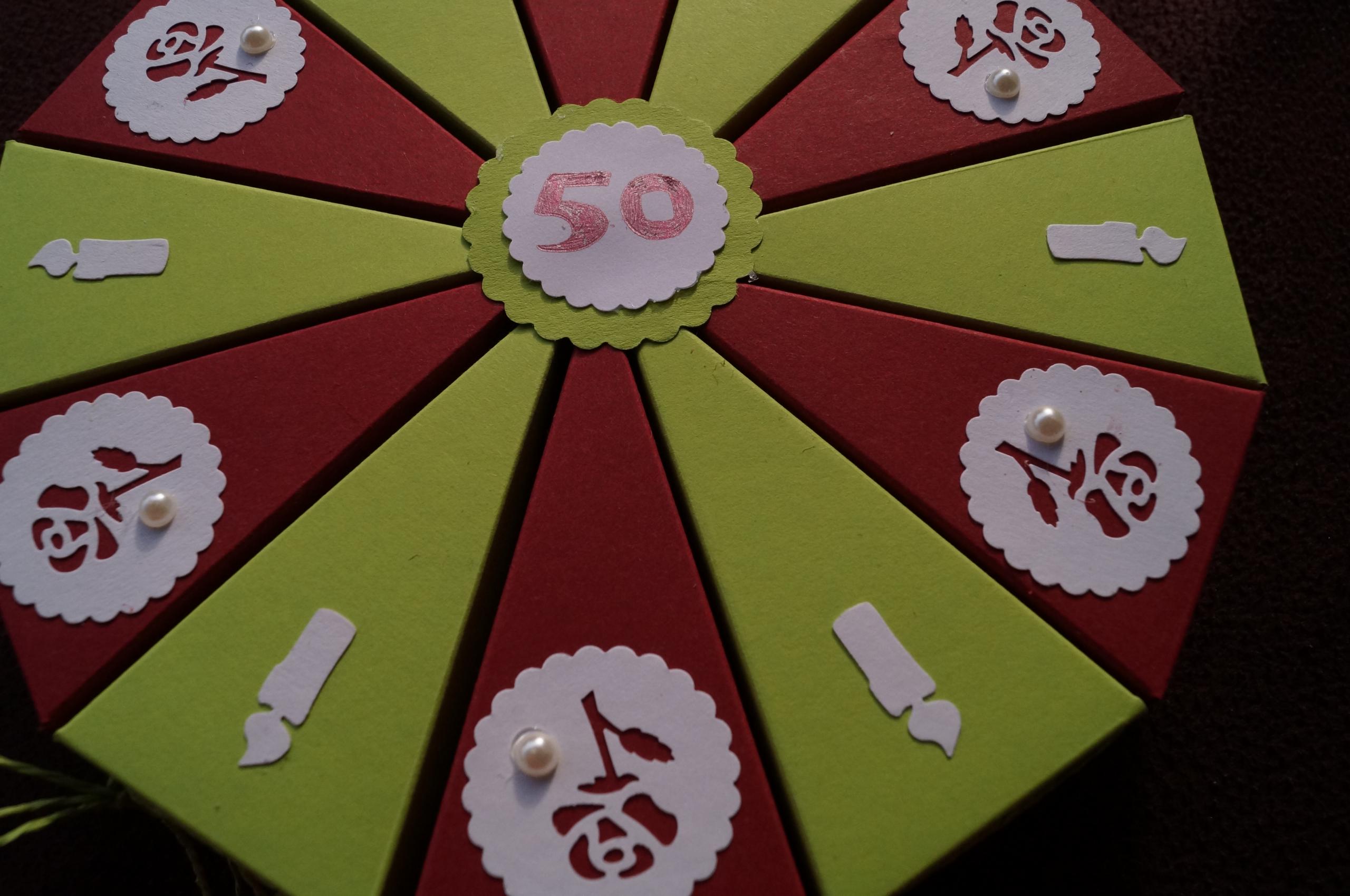 Geldgeschenk zum 50.Geburtstag ,Geburtstagsgeschenk