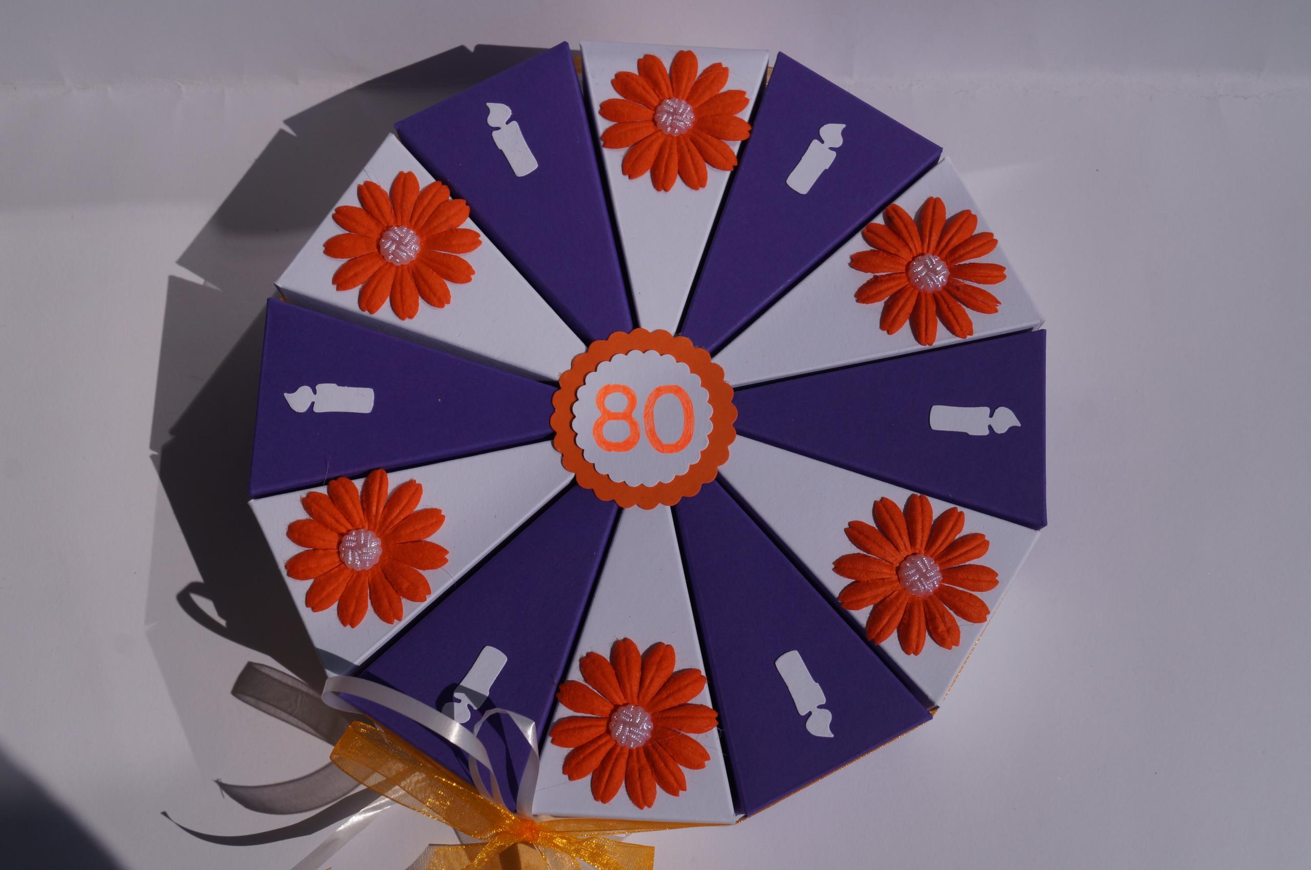 Geldgeschenk zum 80.Geburtstag ,Geburtstagsgeschenk