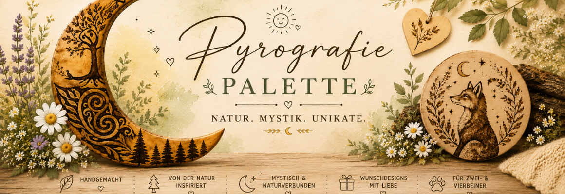 Pyrografie Palette