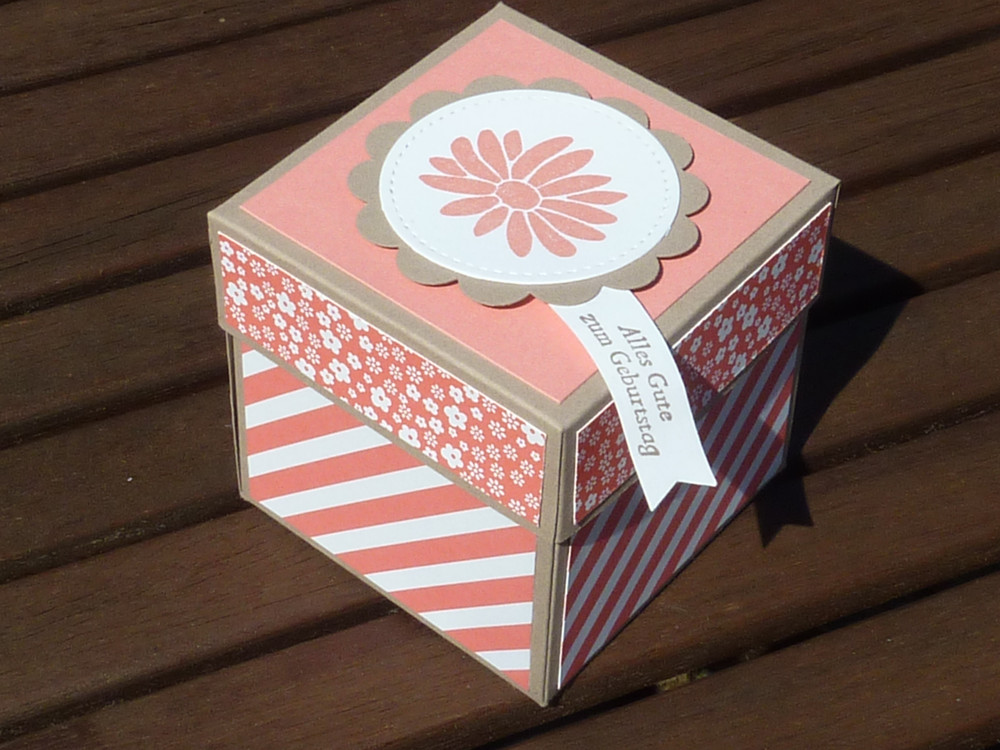 Überraschungsbox Explosionsbox Geldgeschenk