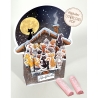 Jogurette Adventskalender Katzen, Bastelbögen zum Ausdrucken