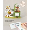 Mini-Geschenkbox Gans, Bastelbogen zum Ausdrucken
