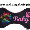 Stickdatei Pfote Katze Hund Kessy Kitten bunt