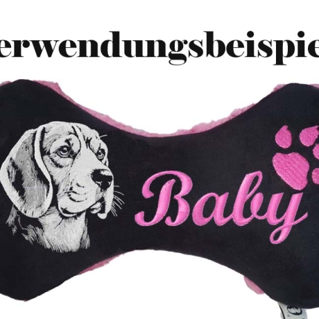 Stickdatei Beagle Dexter Hund realistisch