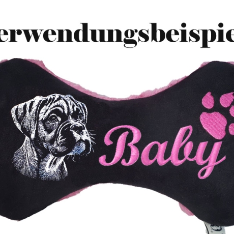 Stickdatei Boxer Welpe Cassius Hund realistisch
