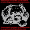 Stickdatei Pekinese Axel Hund realistisch Lunachild
