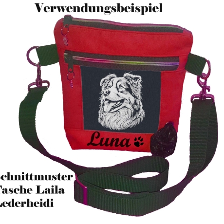 Stickdatei Australian Shepherd Isaac Hund realistisch