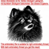 NEU Stickdatei Pomeranian Zwergspitz Bea