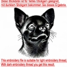 Stickdatei Chihuahua Milow Hund realistisch Lunachild
