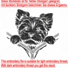 Stickdatei  Yorkshire Terrier Austin Hund 