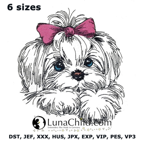 NEU Stickdatei Shi Tzu Laila LIGHT LunaChild