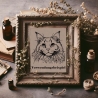 Stickdatei Maine Coon Katze Erni realistisch