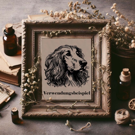 Stickdatei Afganischer Windhund Lordas Hund