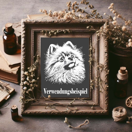NEU Stickdatei Pomeranian Zwergspitz Bea