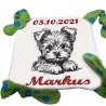Stickdatei Yorkshire Terrier Pfote Yorki Welpe Willi