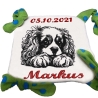 Stickdatei King Charles Cavalier Spaniel Marley  Hund