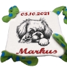 Stickdatei Pekinese Axel Hund realistisch