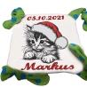 Stickdatei Katze mit Weihnachtsmütze Ria Kitten