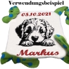 Stickdatei Pudel Mix Cava Poo Chelsy Welpe Hund