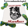 Stickdatei Border Collie Raffi Hund realistisch 