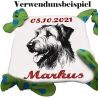 Stickdatei Irischer Wolfshund  Fred Hund 