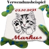 NEU Stickdatei Katze Kätzchen getigert Heidi