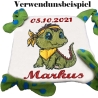 Stickdatei Applikation Krokodil Alois Dino Lunachild