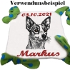 Stickdatei Jack Russel Mischling Gerd Hund