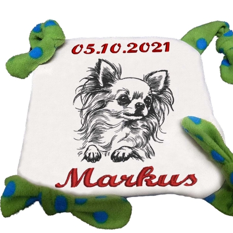 Neu Stickdatei Chihuahua Betty Hund realistisch