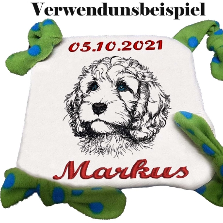 Stickdatei Cockapoo Welpe  Milli  Hund  Lunachild