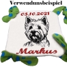 Stickdatei West Highland White Terrier Amadeus Hund