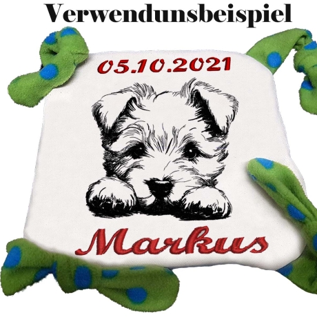 Stickdatei West Highland Welpe Terrier Amelie Hund