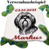 Stickdatei Shih Tzu Lilo Hund Schleife realistisch