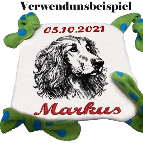 Stickdatei Afganischer Windhund Lordas Hund