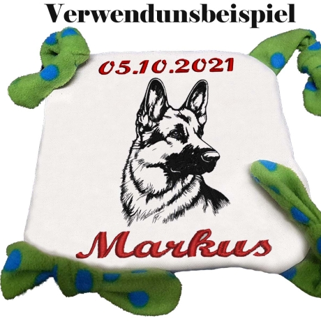 Stickdatei Belgischer Schäferhund Yasu Hund