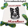 Stickdatei Border Collie  Coral Hund realistisch