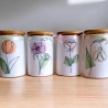 0010 - Monoline Blumen – ab 10x10 Rahmen - schöne Blumen