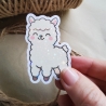 Kawaii Alpaka Sticker - groß
