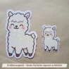 Kawaii Alpaka Sticker - groß