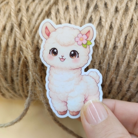 Kawaii Sticker - Alpaka