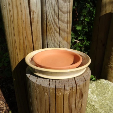 Keramik - Kresseteller, 2-tlg.