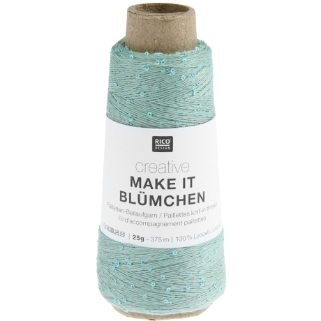 Rico Creative Make it Blümchen, 25g, Beilaufgarn, Effektgarn