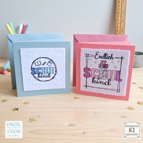 0022 – Schule Set 01 – ab 10x10 cm - inkl. ITH