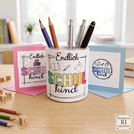 0022 – Schule Set 01 – ab 10x10 cm - inkl. ITH