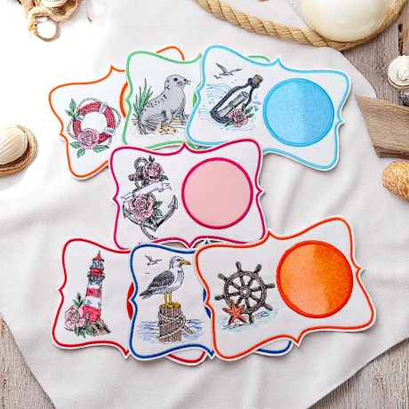 0024- Maritimes MugRug Set ITH – ab 13x18 Rahmen 
