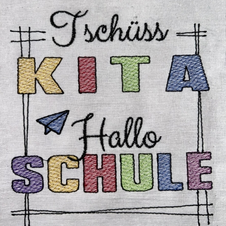 0026 – Schule Set 02 – ab 10x10 cm - inkl. ITH
