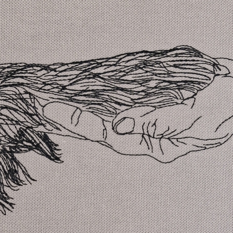 leg deine Pfote in meine Hand - Motiv 2 - 14x14 