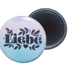 Liebesspruch Taschenspiegel 59 mm Metall Liebe 