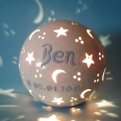 Namenslampen persönliches zur Taufe zur Geburt Geburtslampe