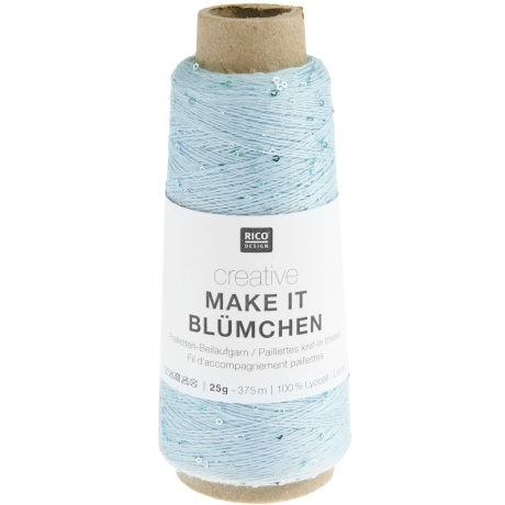 Rico Creative Make it Blümchen, 25g, Beilaufgarn, Effektgarn